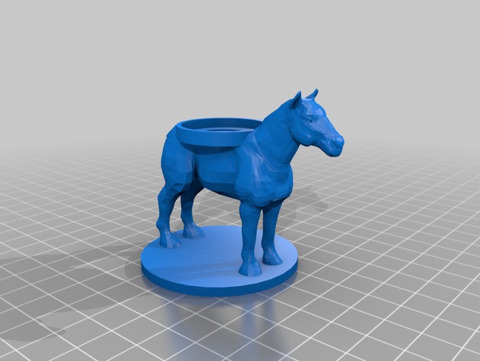 Image of Horse Mount for 28mm Miniature