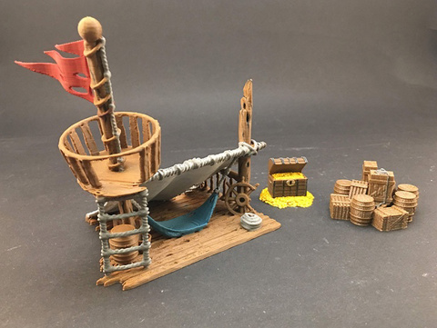 Image of Survivor's Lean-to for 28mm miniatures gaming