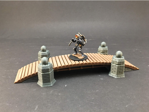 Image of Arched Bridge #1 for 28mm miniatures gaming