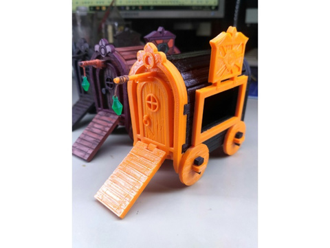 Image of Gipsy Wagon 28 mm (Darkest Dungeon tribute) for 3D printing