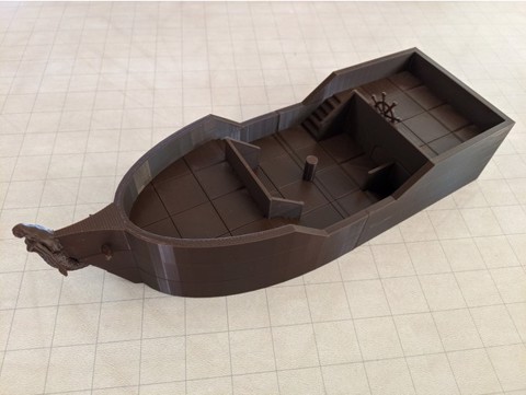 Image of Simple Custom DnD Small Sailing Boat