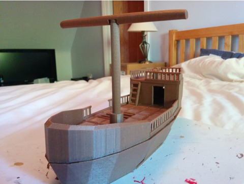 Image of D&D Small Ship (Playable Terrain) 