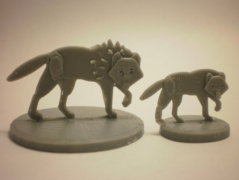 Image of FlatMinis: Dire Wolf