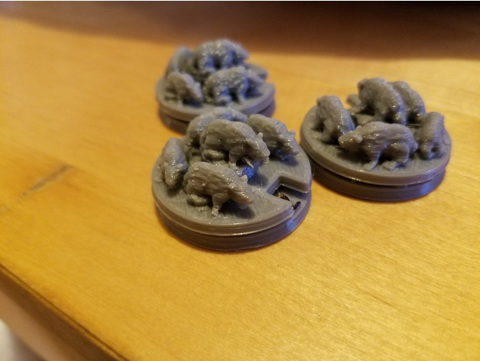 Image of Mindthief Rat Swarm for Gloomhaven