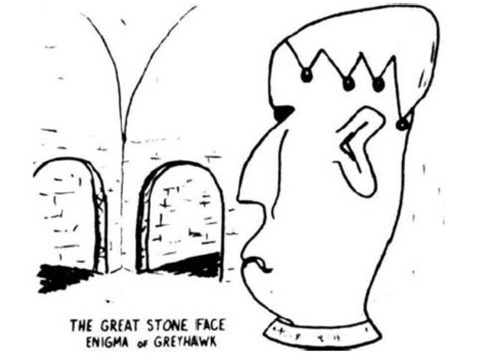 Image of The Great Stone Face (for 28mm/Heroic scale)