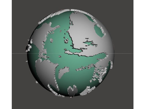 Image of Toril Map Globe