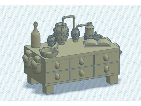 Image of Alchemist Desk - Closed