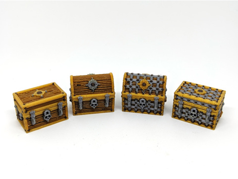 Image of Treasure Chests for Gloomhaven