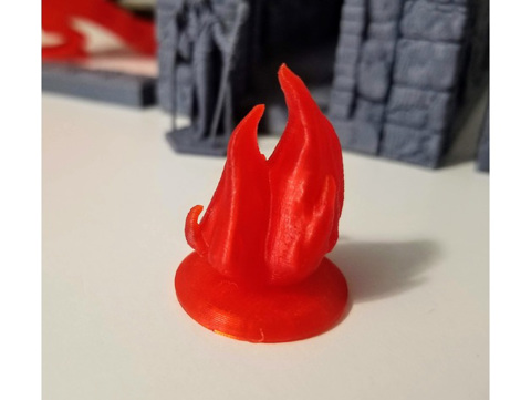 Image of D&D Large Flame - 28mm scale