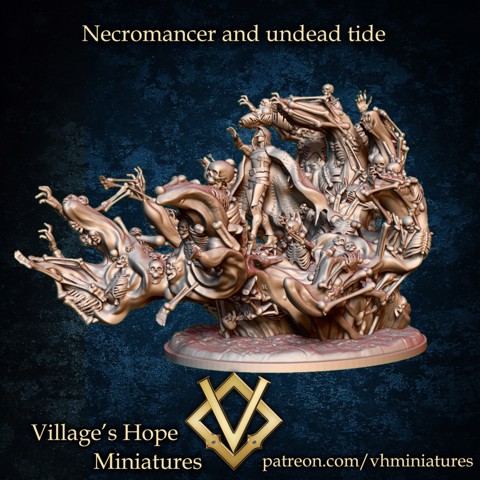 Image of Necromancer with undead tide