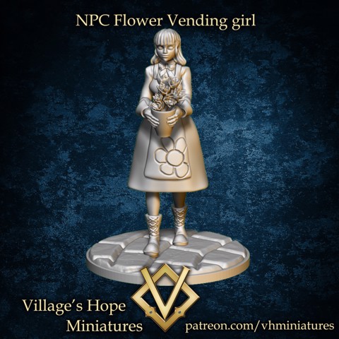Image of NPC Flower Vending girl