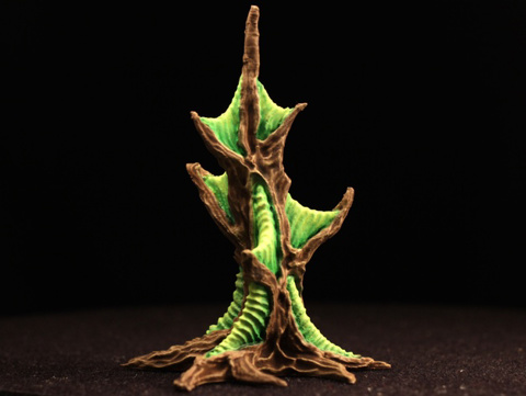 Image of Tabletop plant: "Webbing Tree" (Alien Vegetation 17)