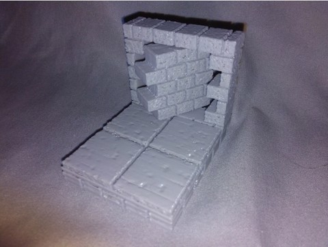 Image of OpenForge 2.0 Cut Stone External Wall With Secret Door