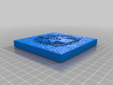Image of Dungeon Dragons Floor Tile - C-Team Shadow Council - Acquisitions Incorporated 4x4 28mm