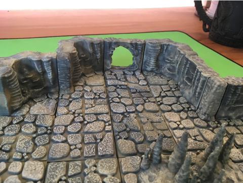 Image of Cavern Tiles Passage/Hole (Openforge 2.0 compatible) 2x2 Wall Remix