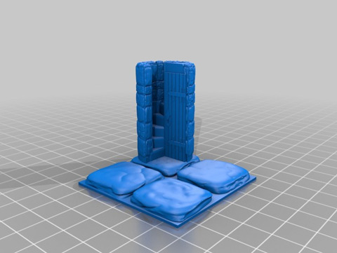 Image of OpenForge 2.0 Mag Stone Floor House Stairwell Up Door Down