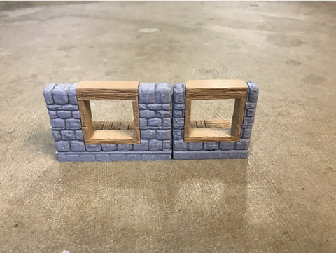Image of OpenForge Dungeon Stone Windows - Low and High