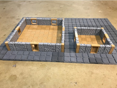 Image of OpenForge Dungeon Stone Offset Exterior Bases