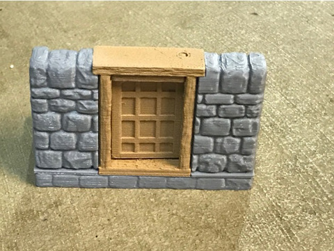 Image of OpenForge Dungeon Stone Square Door