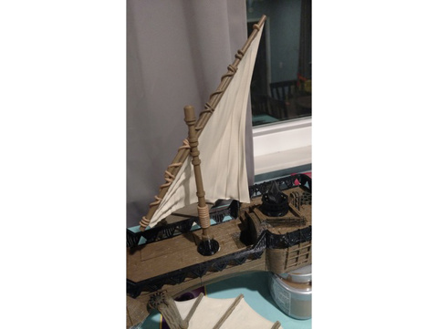 Image of Sails and Masts for Ship Models - Oakenspire