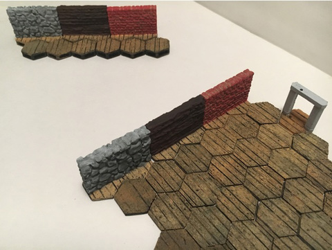 Image of Gloomhaven Variety of Miniature Walls