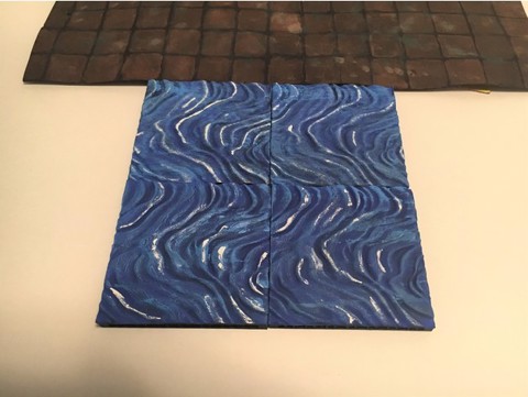 Image of Sea Wave 4x4 inch Tiles with OPENlock