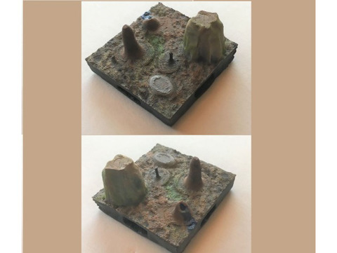 Image of Cavern Dungeon Miniature Tile 2