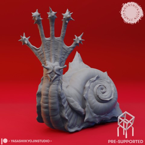 Image of Lash Snail - Tabletop Miniature (Pre-Supported)