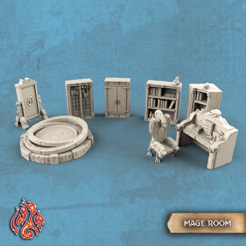 Image of Wizard Tower Room Accessories