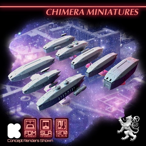 Image of Chimera Starship Miniatures