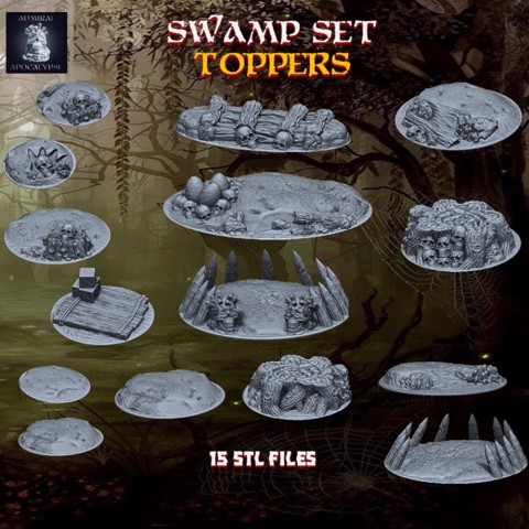Image of Swamp Toppers (15 stl files)