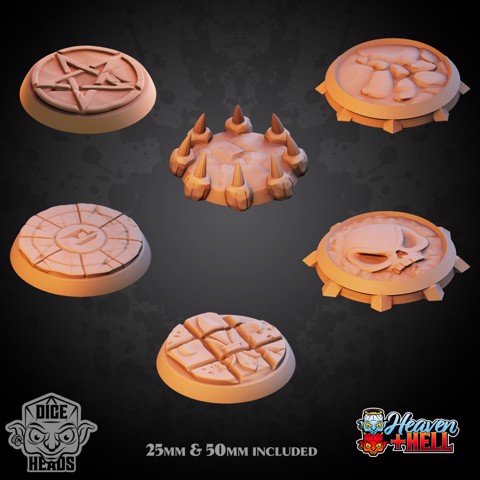 Image of 24mm-50mm Heaven & Hell Bases