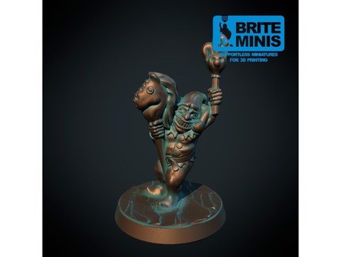 Image of Goblin jester 28mm (supportless, FDM friendly)