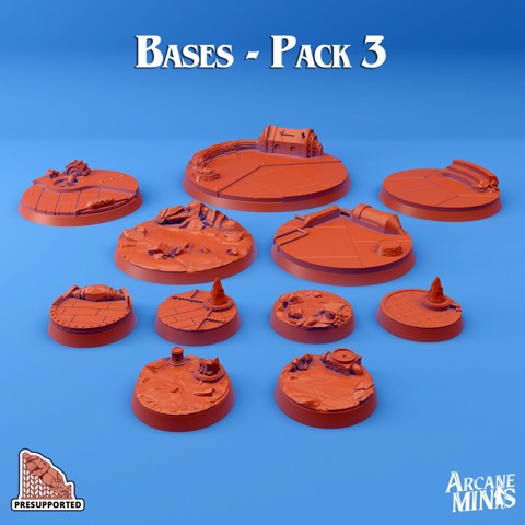 Image of Bases - Pack 3