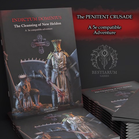 Image of The Penitent Crusade - Indictum Dominus (5e compatible adventure) + Tormentor Cults 5e statblocks