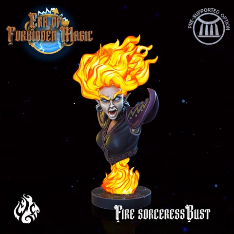 Image of Fire Sorceress Bust