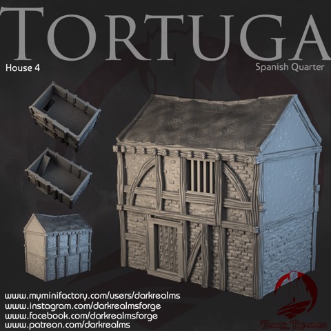 Image of Dark Realms - Tortuga Spanish Quarter - House 4