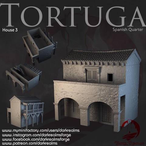 Image of Dark Realms - Tortuga Spanish Quarter - House 3