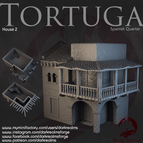 Image of Dark Realms - Tortuga Spanish Quarter - House 2