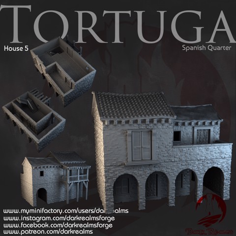 Image of Dark Realms - Tortuga Spanish Quarter - House 5