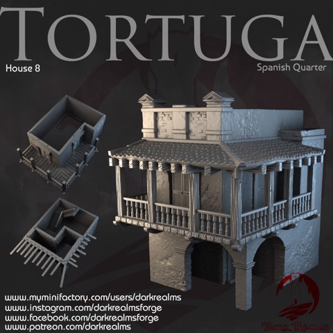 Image of Dark Realms - Tortuga Spanish Quarter - House 8