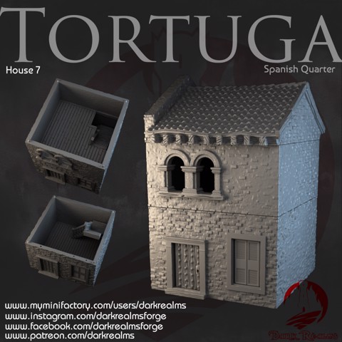 Image of Dark Realms - Tortuga Spanish Quarter - House 7