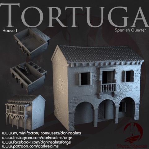 Image of Dark Realms - Tortuga Spanish Quarter - House 1
