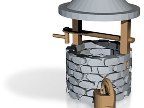 Image of wishing well more printable less thin walls 