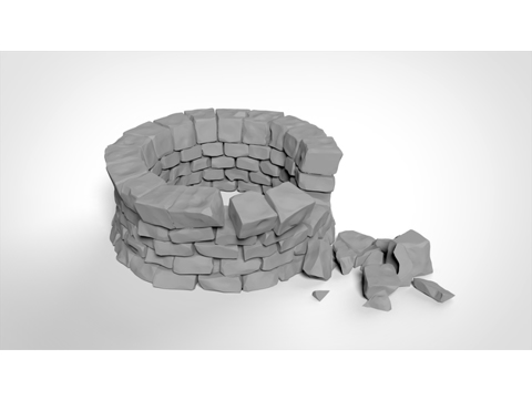 Image of Stone Well 28mm terrain