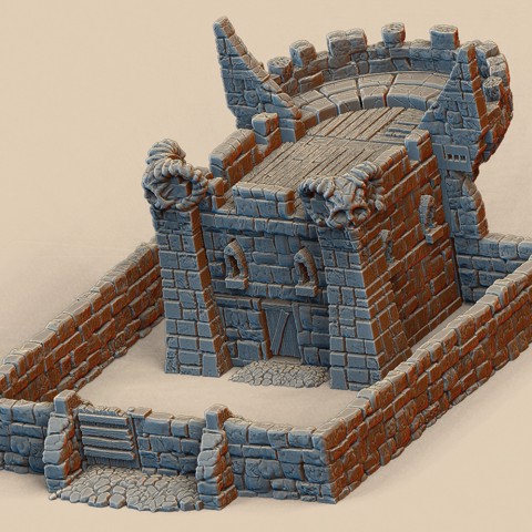 Image of Free Skull Mini Castle