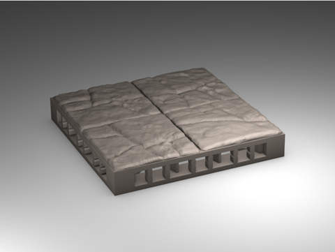 Image of Cracked Stone OpenLOCK Tiles