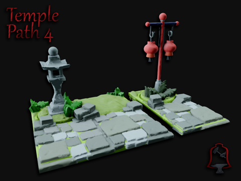 Image of OpenFoliage Temple Stone Path Set 4