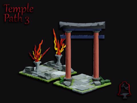 Image of OpenFoliage Temple Stone Path Set 3