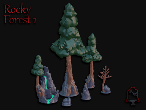 Image of OpenFoliage Rocky Forest Inserts